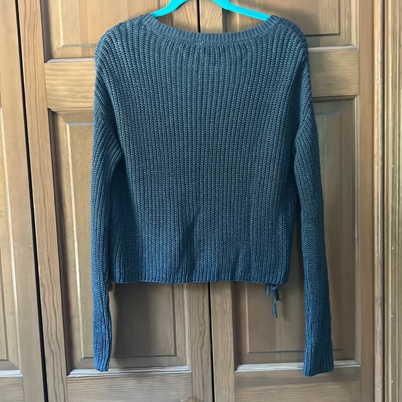 Garage- grey cropped sweater - Picture 2 of 5
